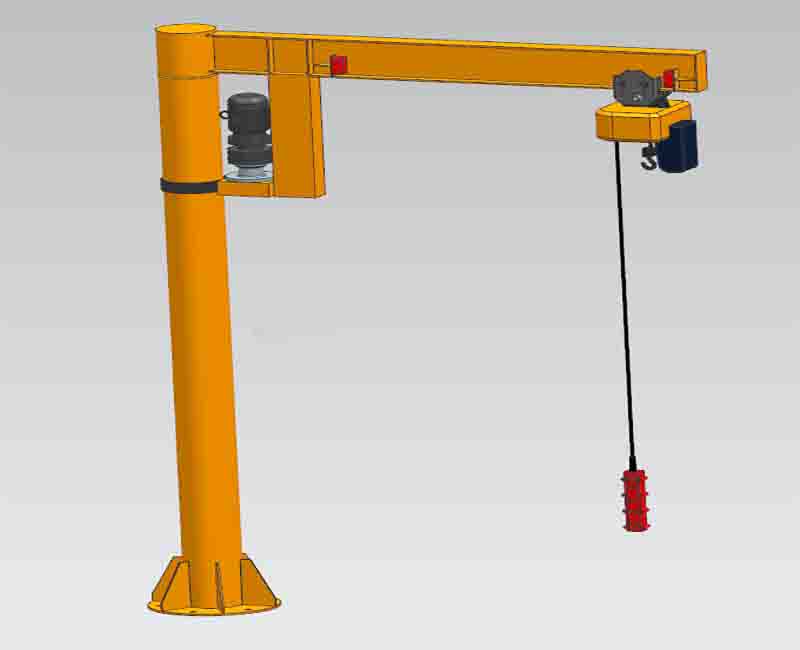 浙江某凱控股-懸臂吊旋臂吊定制項目